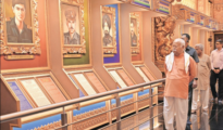 RSS chief Dr Bhagwat visits magnificent Sanskritik Kendra at Koradi Mandir