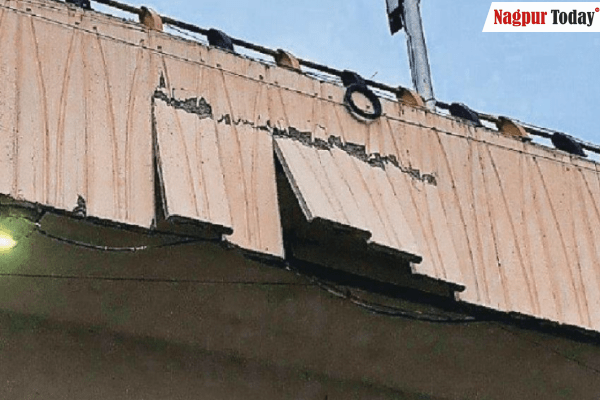 Tragedy looms: Gowari Flyover wall damaged, poses life threatening hazards