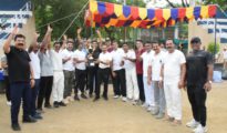 Nagpur cops showcase skills in cricket match under “Singal Pattern” initiative