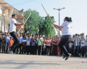 Martial arts, Yoga, singing and dancing all in Nagpuri Street style!
