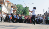 Martial arts, Yoga, singing and dancing all in Nagpuri Street style!
