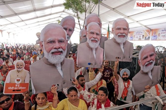 Nagpur: Exit Polls Predict Landslide Victory for NDA - Vimarsana News