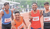 Golden feat by Nagpur relay team in State Athletics Championships