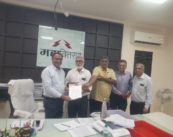 NVCC ने प्रतिदिन बिजली जाने व सोलर मीटर न मिलने की समस्या को लेकर MDCEL के चीफ इंजीनियर दिलीप दोड़के को दिया प्रतिवेदन