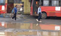Nagpur’s Morbhavan Bus Stand in Disrepair; Passengers Distressed by Muddy Conditions
