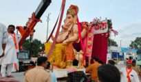 Video: Grand Ganesh Visarjan in Nagpur, Devotees Bid Farewell to ‘Nagpurcha Raja’