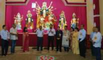 Inauguration of the 64th Year Celebration of Durga Puja at Bengali Cultural Society, Katol Road