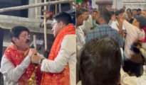 Supporters of Congress and Narendra Jichkar Clash, Physical Altercation Ensues; Video Goes Viral