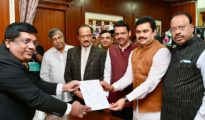 BJP MLC Ram Shinde files nomination for Maharashtra Council Chairperson’s post