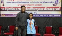 Nagpur gymnast Rahinya bags silver medal at State Championship