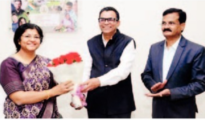 Dr Madhavi Khode Chaware takes charge as acting RTMNU V-C