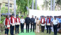 Fire Officers and Personnel Honoured on Maharashtra Day by NMC