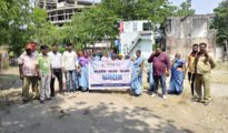 नागपुर महानगरपालिका के स्वच्छता अभियान ‘एक तारीख, एक तास, एक साथ’ में सामूहिक श्रमदान
