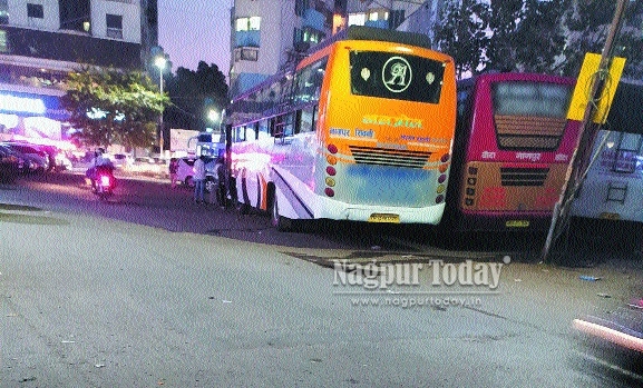 mixed nagpur on the brink swarm of private buses turn city into traffic nightmare