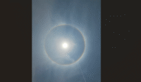 Treat for eyes: Spectacular Solar Halo captured over Nagpur skies