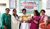 Shaankari Jadhav of DPS MIHAN with a perfect score felicitated by Education Department, Nagpur