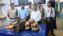Video गोंदिया: पुलिस रह गई दंग , लावारिस ट्रॉली बैग से निकला गांजा