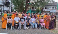 गांधीनगर शारदा महिला मंडळ व भाजपा महिला आघाडीतर्फे गुणवंत विद्यार्थ्यांचा सत्कार