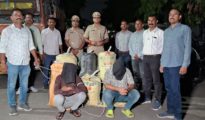 नागपूरमध्ये गांजा तस्करांवर पोलिसांचा दणका; १०८ किलो गांजासह मोठा साठा जप्त