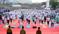जागतिक योग दिन कार्यक्रमाला नागपूरकरांचा उत्स्फूर्त प्रतिसाद