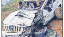 Four women injured as Scorpio car falls off flyover near Nagpur