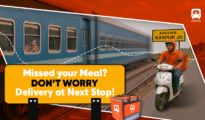 Missed your Meal on Train? Get Delivery at Next Station by RailRestro