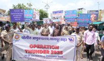 Anti-Drug Awareness Rally held in Kamptee under ‘Operation Thunder’