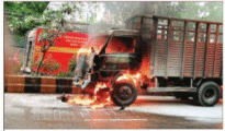 New twist: It was driver who torched two trucks on Great Nag Road over unpaid wages