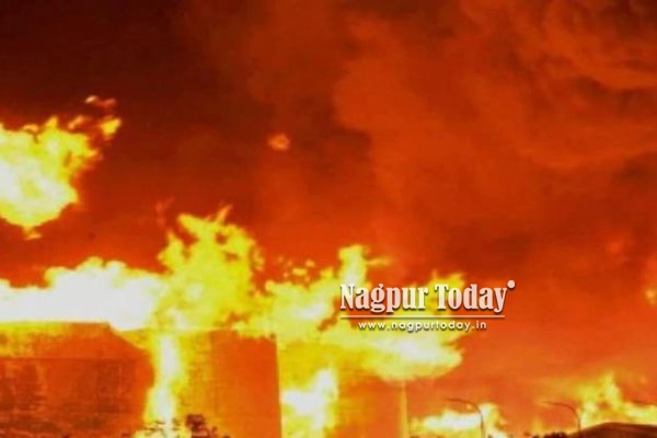Massive Fire at Jay Kamal Complex in Mahal, Nagpur: Two Dead, One Critically Injured