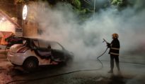 Nagpur: Car Catches Fire Near VNIT Gate, No Casualties Reported