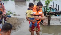 नागपूरमध्ये मुसळधार पावसाचा कहर; धनगौरी नगर परिसरात पाण्यात अडकलेल्या चार जणांची सुटका
