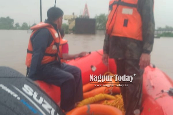 Nagpur Logs 202.4 mm Rainfall in 24 Hours, Highest in Vidarbha; Floods Trigger Rescue Operations