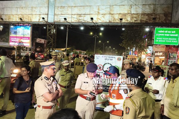 Nagpur Police Crack Down on Drunk Driving: 48 Booked on Day 1 of ‘Operation U-Turn’