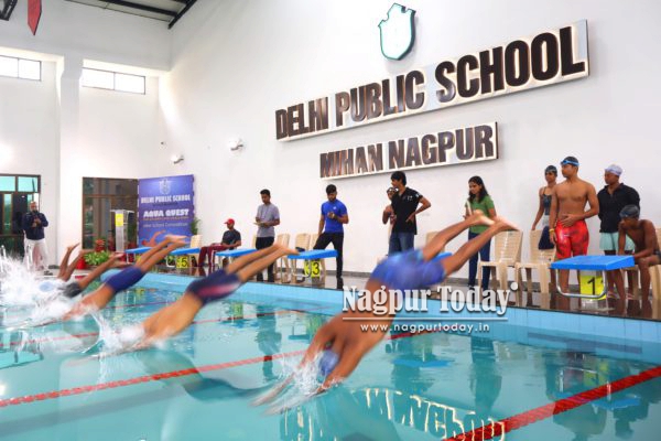 DPS MIHAN Hosts First-Ever ‘AQUA QUEST’ Inter-School Swim Meet