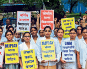Nurses’ strike cripples GMCH, Mayo services in Nagpur