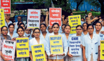 Nurses’ strike cripples GMCH, Mayo services in Nagpur