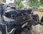 गोंदिया: बारिश में टूटा पेड़ दो कारों पर गिरा , वाहन क्षतिग्रस्त , 2 की मौत , 3 जख्मी