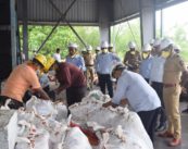 गोंदिया: लाखों रुपए का 468 किलो गांजा खाक