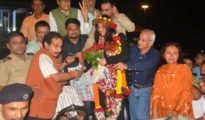 नागपुरात ग्रँडमास्टर दिव्या देशमुखचे जल्लोषात स्वागत