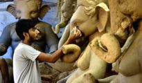 Chitar Oli comes alive: Nagpur’s artisans shape Ganesh idols with love and legacy!!