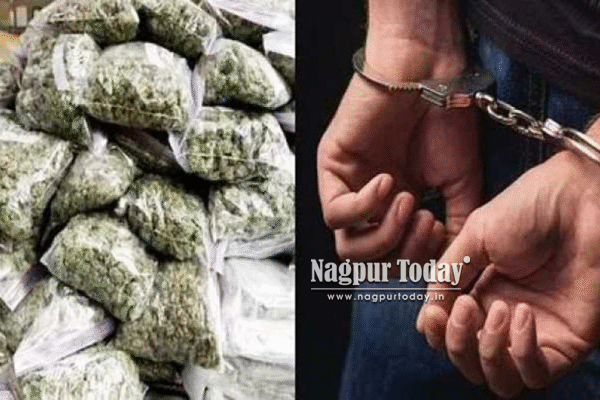 नागपूरच्या डोबी नगर रेल्वे पटरीवर गांजाची तस्करी करताना दोघांना अटक; मुख्य पुरवठादार फरार