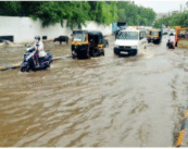 Monsoon returns to Nagpur with patchy showers, leaves city waterlogged