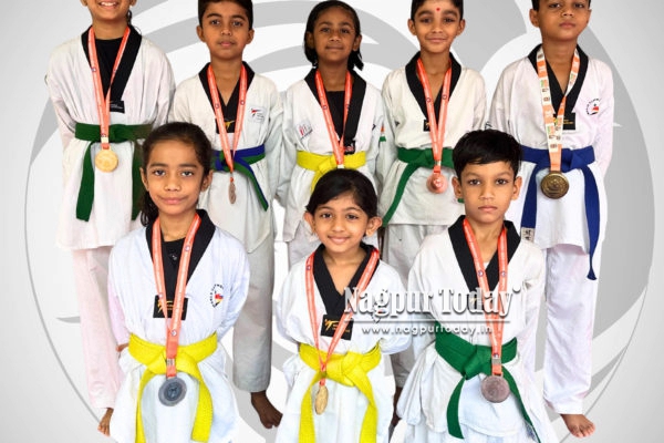 Pruthviraj Taekwondo Centre Shines at 4th Nagpur District Championship