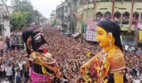नागपूर दुमदुमलं; ‘ईडा-पिडा घेऊन जा गे मारबत..’ च्या गजरात परंपरेचा जल्लोष!