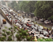 Rush-hour turns Shaheed Gowari Flyover into moving parking lot as signals go dark!