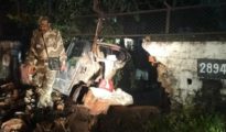 Drunk Driver Crashes Electric Car Into Parked Vehicle Near Nagpur Airport