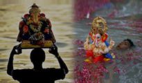 पुढच्या वर्षी लवकर या; नागपूरसह राज्यभरात लाडक्या बाप्पाला निरोप देण्यास सुरुवात
