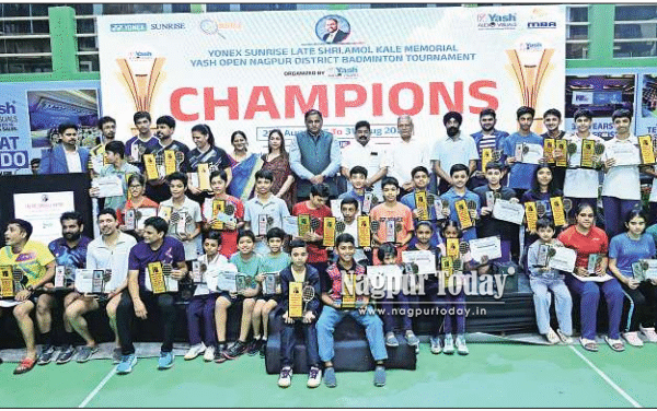 Kale Memorial Yash Open Nagpur District Badminton: Twin titles for Nishika, Hridaan and Himank