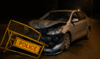 Drunk driver rams Nagpur police barricades in midnight drama
