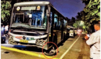 Bike collides with NMC’s e-bus in Seminary Hills, one dead, two hurt